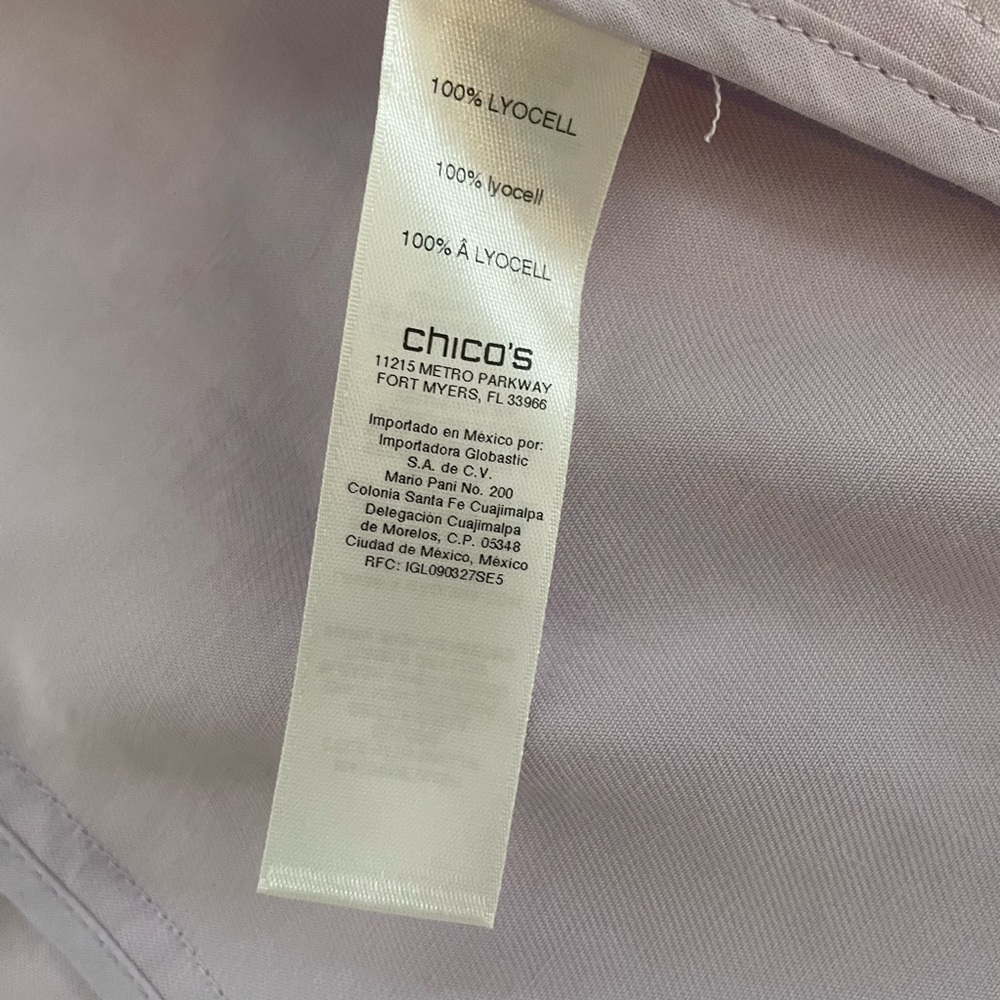 Chico’s Lavender Jacket/Blazer NWT Retails for $129.00 - Picture 7 of 8